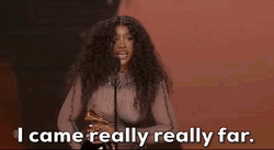 Sza Acceptance Speech Grammy's  GIF