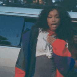 Sza Singing Eye Rolling Music Video GIF