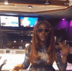 Sza Wearing Cool Shades Puffing Smoke GIF