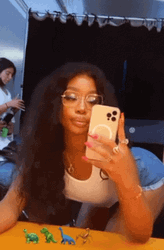 Sza Wearing Eyeglasses Selfie GIF
