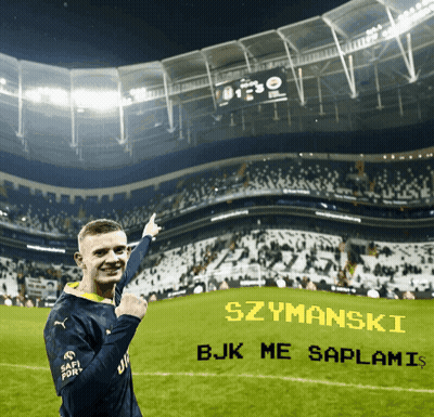 Szymanski Bjk Me Saplami Written On Field GIF