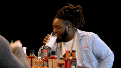 T Pain Drinking Milk GIF