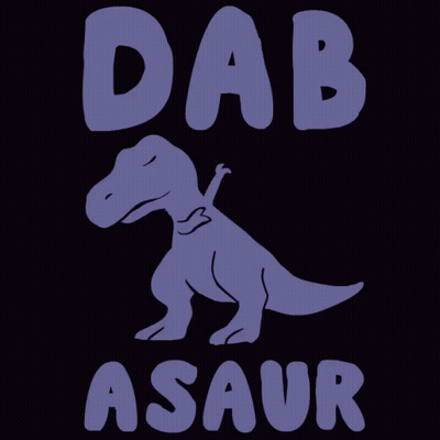 T-Rex Dabbing Dab Asaur GIF