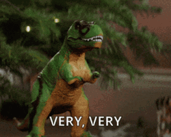 T-Rex Dinosaur Very Unacceptable GIF