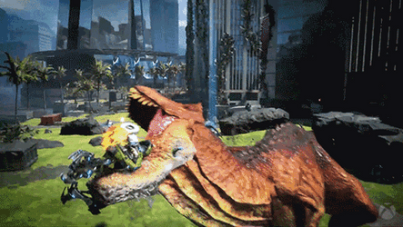 T-Rex Exoprimal Trailer Showcase GIF