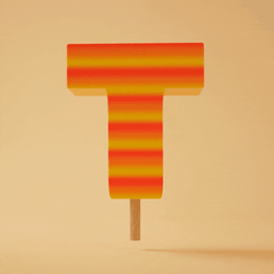 T Shaped Stripped Jelly On Stick GIF