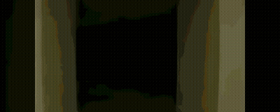 Table And Chairs With Sun Shining Brightly GIF