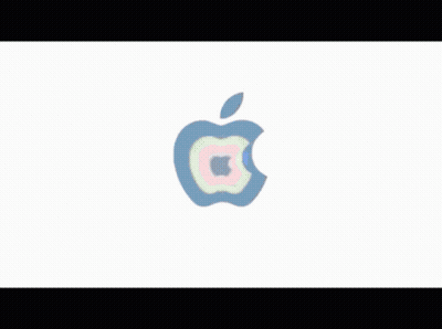 Tablet With Blue Swirl GIF