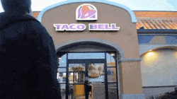 Taco Bell Opening Door GIF