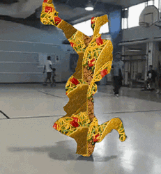 Taco Man Break Dance GIF