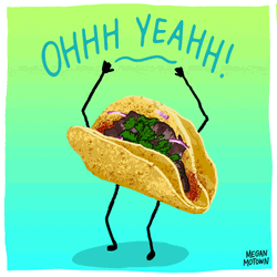Tacos Animated Happy Dancing Oh Yeah