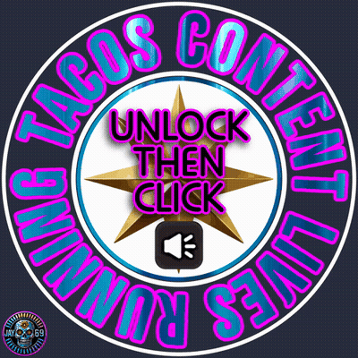 Tacos Content Lives Running Logo GIF