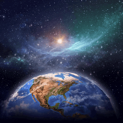 Tacos Forming Letter T Featuring Earth GIF