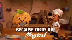 Tacos Magical Animated Clay Chef