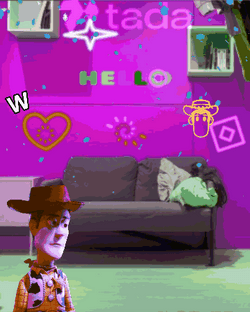 Tada Hello Woody WTF GIF