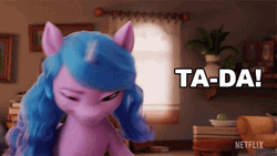 Tada Surprise Izzy Moonbow My Little Pony GIF