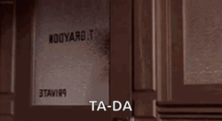 Tada Surprise Open The Door GIF