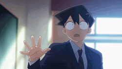 Tadano Heavy Breathing Komi Can't Communicate GIF