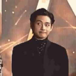 Taehyung Boxy Smile GIF