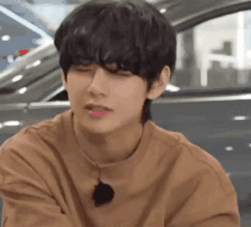 Taehyung Face Palm GIF