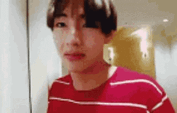 Taehyung Funny Roll Eyes GIF