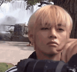 Taehyung Pouting Face GIF