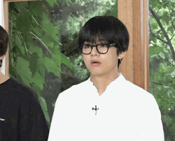 Taehyung Stunned Face GIF