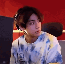 Taehyung Thinking Face GIF