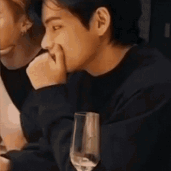 Taehyung Tired Looks GIF