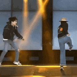 Taekook Dancing On Stage GIF