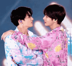 Taekook Sweet On Stage GIF