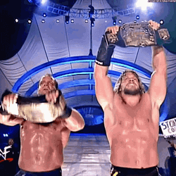Tag Team Winners Chris Benoit Chris Jericho GIF