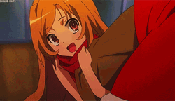 Taiga Aisaka Holding Giant Bear GIF