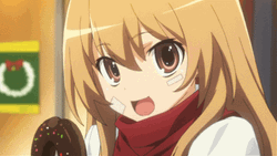 Taiga Aisaka Peace Sign GIF