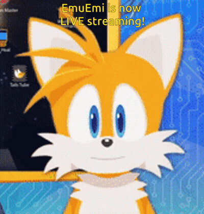 Tails From Sonic Live Streaming GIF