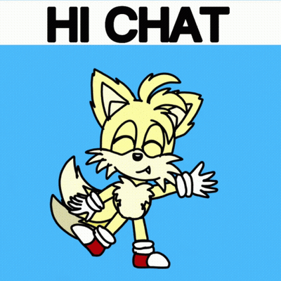 Tails From Sonic Saying Hi Chat GIF