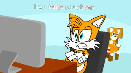 Tails Tails Reacts GIF