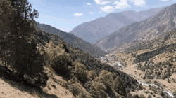 Tajikistan Natural Mountain View  GIF