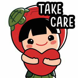 Take Care Love Ang Ku Kueh Girl GIF