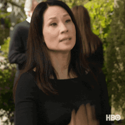 Take Care Lucy Liu Curb Your Enthusiasm GIF