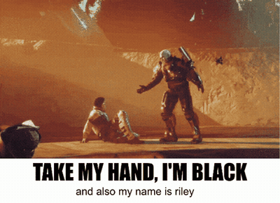 Take My Hand Poster Riley GIF