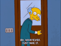 Take My Money The Simpsons GIF