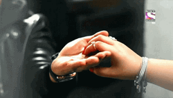 Take My Strong Hand With Ring And Bracelet GIF