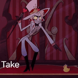 Take That Lucifer Hazbin Hotel  GIF