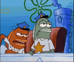 Take The L Loser Fish Police SpongeBob GIF