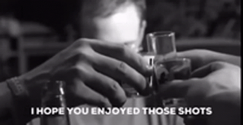 Taking Shots Monochromatic Eyeglasses Off GIF