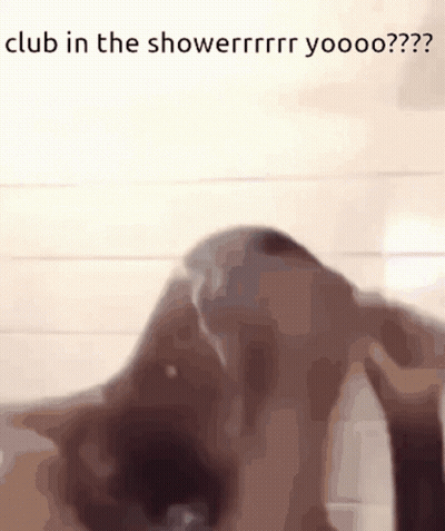 Taking Shower Club In The Showerrr Yoooo GIF