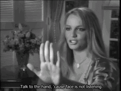 Talk To The Hand I'm Not Listening GIF