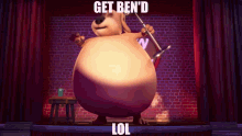 Talking Ben Ballooned Out GIF