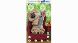 Talking Ben Shushing Home Screen GIF